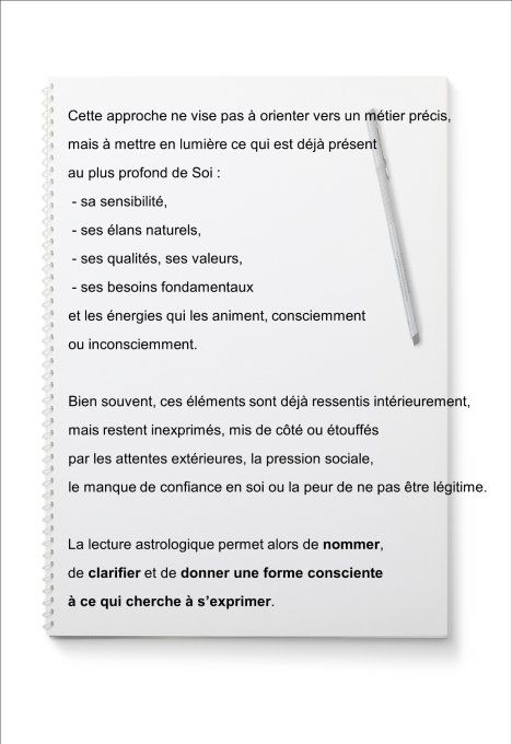 Lecture de votre thème astral de naissance - Trouver sa voie professionnelle ou son chemin de vie